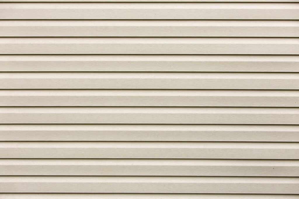 white flat horizontal surface texture. vinyl plastic planks, boards siding, copy space background.